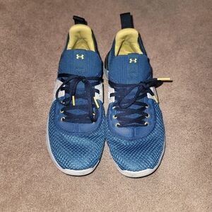 Under Armour Project Rock 4 Deep Sea Training Shoes Mens Sz9